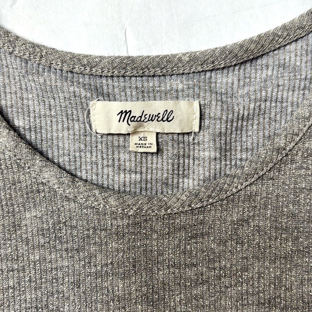Madewell Metallic Ruffle Tank Top - Picture 12 of 13